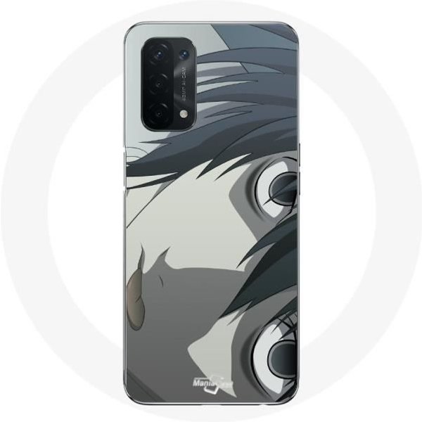 Funda Para Oppo A74 5G - Maniacase - Manga Death Note L El Cartel - Flexible - Blanco - Unisex-image