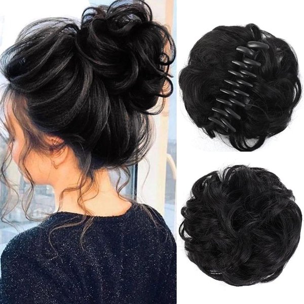 Chignon WłOsy Kucyk Kok WłOsy Syntetyczne Doczepiane WłOsy Gumka Do WłOsóW Wsuwka 1PC-image