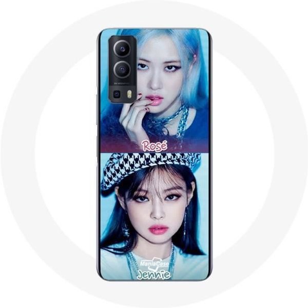 Funda Para Vivo Y72 Blackpink Grupo K-Pop Chicas Jennie Y Rosé PóSter De Chicas Enamoradas El áLbum-image