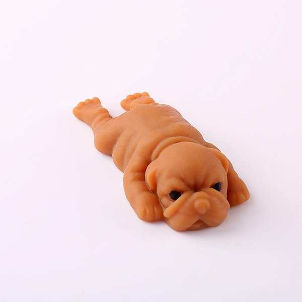 Taba Squishy Pieski MięKkie Kawaii Piesek Do ŚCiskania OdstresowująCe Sensoryczne Zabawki Nowość Zabawka Fidget Dla DorosłYch NastolatkóW Prezenty ŚWiąTeczne BrąZowy-image