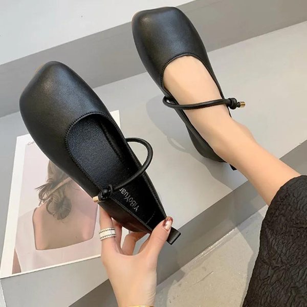 Damskie Casualowe Baleriny, Buty łóDki, Mokasyny, Baleriny Z OkrąGłYm Noskiem, PłAskie Buty Baletowe, Wiosenne Damskie Baleriny, Wygodne, MięKkie, PłYtkie 39 Czerwony-image