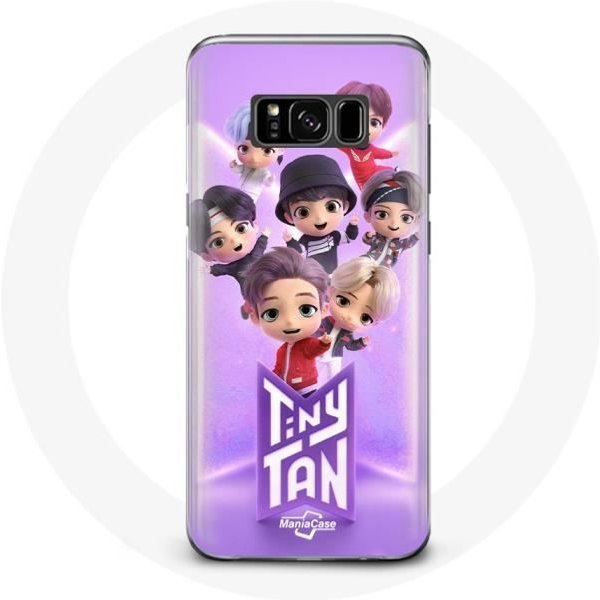 Funda Para Samsung Galaxy S8 BTS Tinytan AnimacióN PóSter RM Jin Suga J-Hope Jimin Jungkook Y V-image