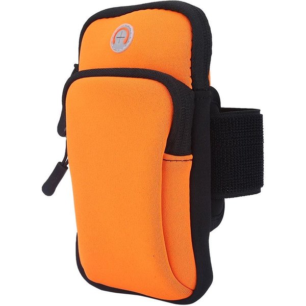 Deporte Al Aire Libre Correr Trotar Ejercicio Gimnasio Brazalete RiñOnera Brazo MuñEca Funda Para TeléFono Naranja-image