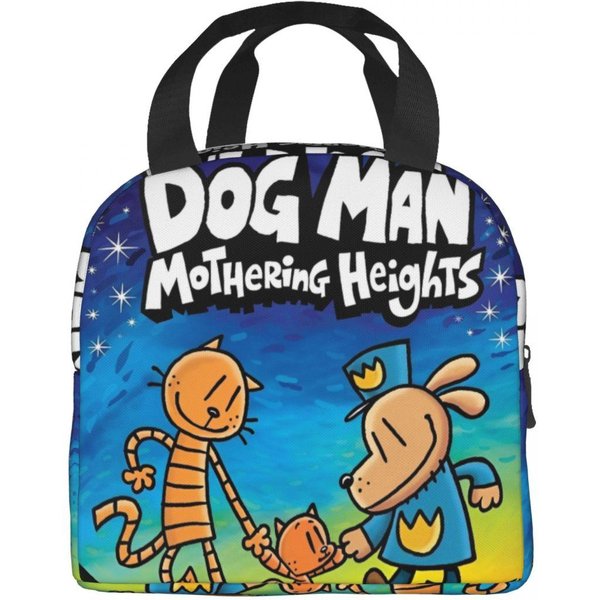 Dog Man Izolowana Termicznie Torba Na Lunch Na Piknik PrzenośNy Pojemnik Na Jedzenie Termiczny ChłOdziarka PudełKa Na Lunch Option 1-image