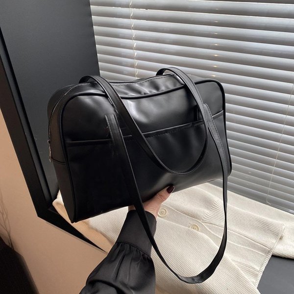 Nowa SkóRzana Torba Na Ramię DużA Pojemność Z Wisiorkiem Torby Crossbody Torba Tote Damska-image