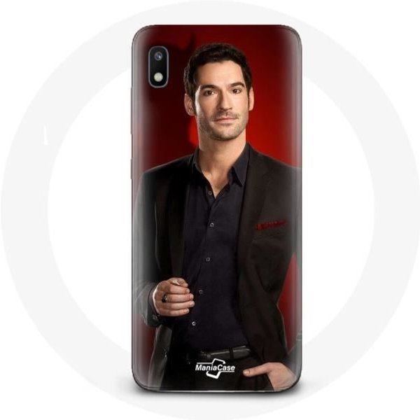 Funda - Samsung - Galaxy A10 - Roja - Flexible - Lucifer Morningstar-image