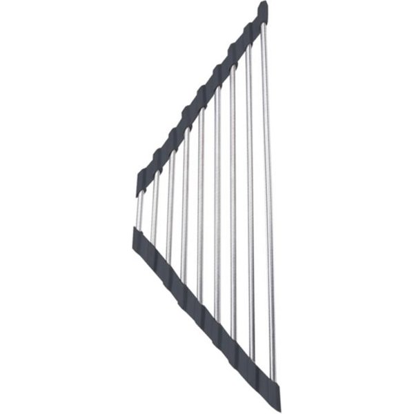 Escurridor De Platos Plegable De Acero Inoxidable Enrollable Estante Para Secar Platos Soporte Organizador Para Fregadero De Cocina Cuenco Vajilla Plato Almacenamiento-image