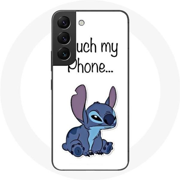 Coque Pour Samsung Galaxy S21 FE Lilo Et Stitch Mignon Fond Blanc-image