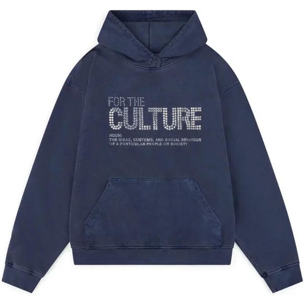 Sudadera Con Capucha Retro Americana High Street Letras Brillantes OtoñO Holgada Casual Ropa Exterior XL Azul-image