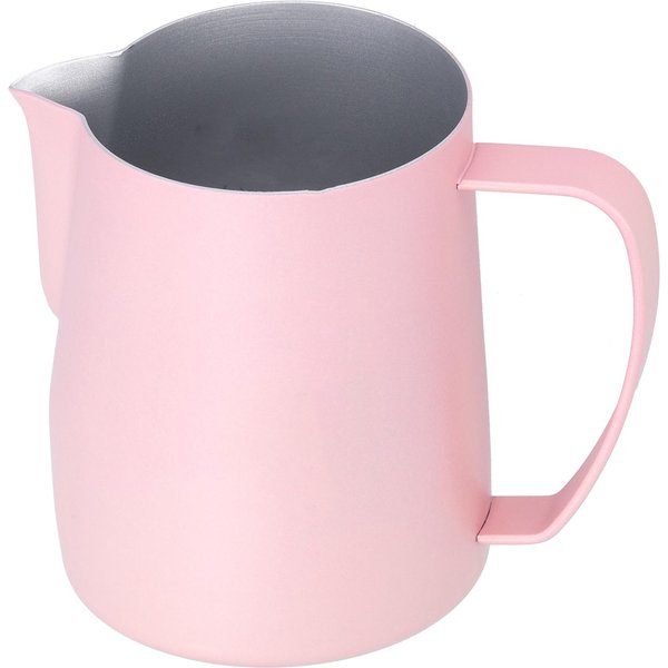 Kubek Do Spieniania Mleka 304 Stal Nierdzewna Pogrubiony Dzbanek Do Kawy Latte 600Ml RóżOwy-image