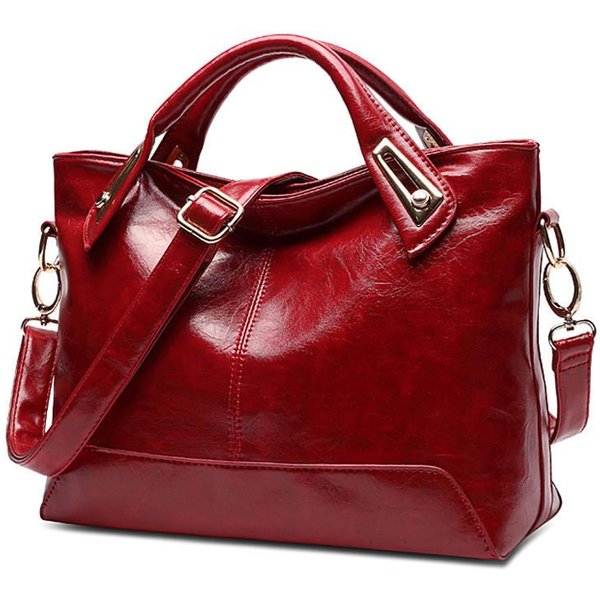Nowa Retro Damska Torba SkóRzana Torba Na Ramię Uniwersalna Torba Crossbody MięKka SkóRzana Torba Casualowa SkośNa Damska Torba Brown-image