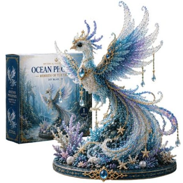 Mitologiczny Ocean Zestaw Do Tworzenia BiżUterii DIY Dla PocząTkująCych, Zestaw Do Tworzenia ZwierząT 3D Z KoralikóW Z Instrukcjami, Unikalne Wzory ZwierząT Morskich Z KoralikóW I Przewodnik Po Wzorach, I Gray-image