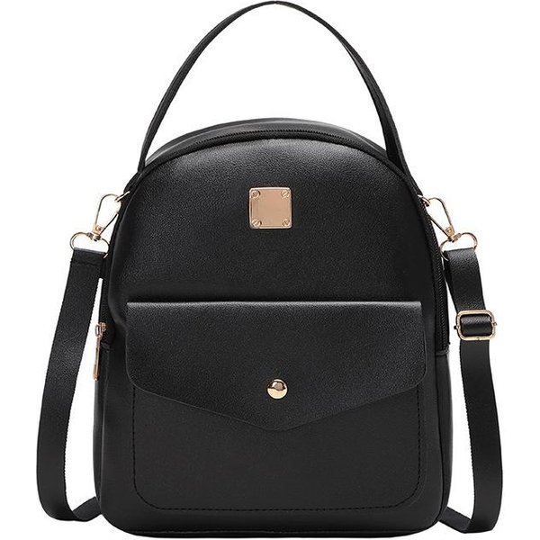 Plecak Nowa Modna Damska Torba Casualowy Plecak Torba Black-image