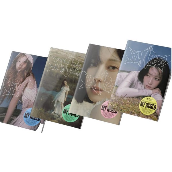 Aespa El 3Er Mini ÁLbum MY World Intro Ver. ÁLbum Kpop Aleatorio CD Tarjeta FotográFica Merchandising-image