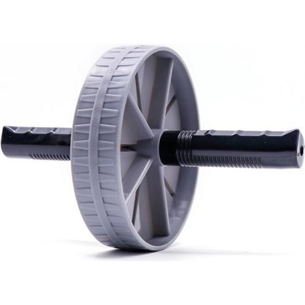 ÚTil Agarre CóModo Estable Rodillo Abdominal Rueda Fitness Gimnasio Ejercicio Entrenamiento Gray-image