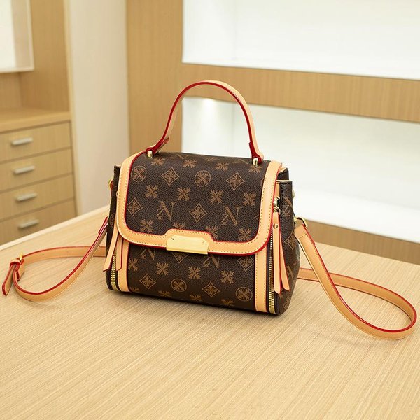 KoreańSka Nowa Lekka Luksusowa Teksturowana Torba Modna MałA Kwadratowa Torba Crossbody Wszechstronna Damska SkóRzana WzóR Torba Na Ramię-image