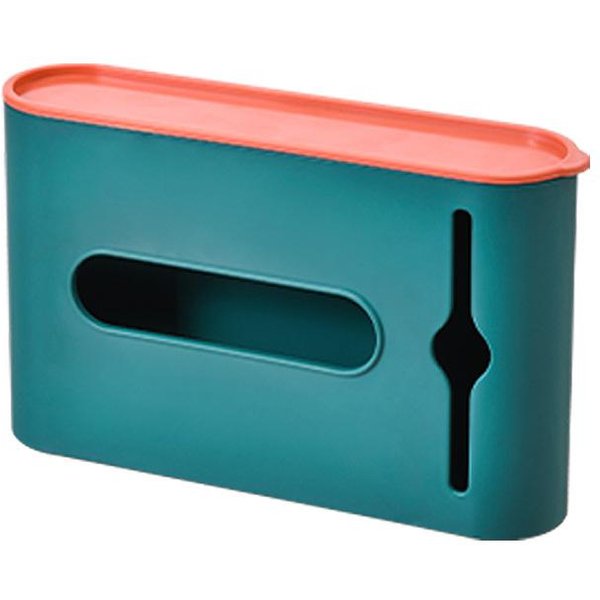 Caja De Almacenamiento De Bolsas De Basura Dispensador De Bolsas De Basura De PláStico Montado En La Pared Soporte Para Bolsas De Basura Organizador ExtraíBle Para BañO Y Cocina-image