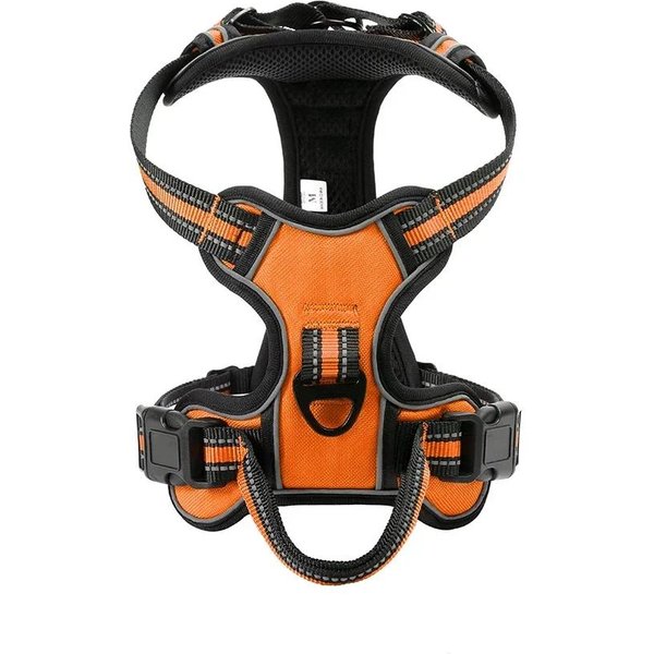 Chaleco ArnéS De Nailon Ajustable Para Perro Reflectante Suave Transpirable Sin Tirones ArnéS Para Mascota Correa Para Perros PequeñOs Medianos Grandes S-image
