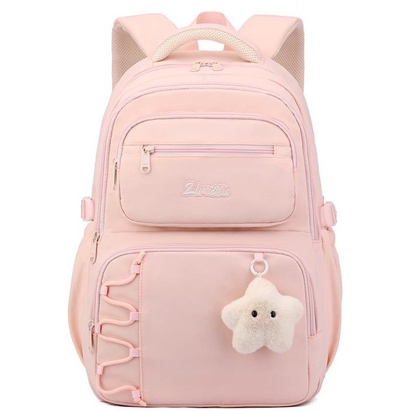 Mochila Escolar Linda Para NiñAs Mochila Escolar Estudiante Mochilas De Moda Para La Escuela Ligera Gran Capacidad Mochilas Escolares Para Adolescentes White-image