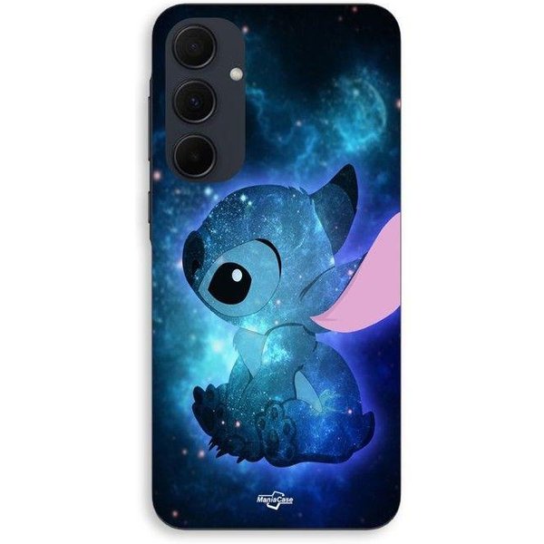 Funda De TeléFono - Maniacase - Samsung Galaxy A55 - Silicona - Flexible - DiseñO Stitch Azul-image