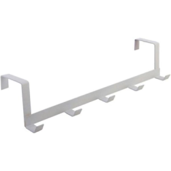 Perchero Con Gancho Para Puerta Colgador Perchero Sin Taladro Para Colgar Ropa Sombrero Bolso Toalla BañO Entrada Blanco Blanco-image