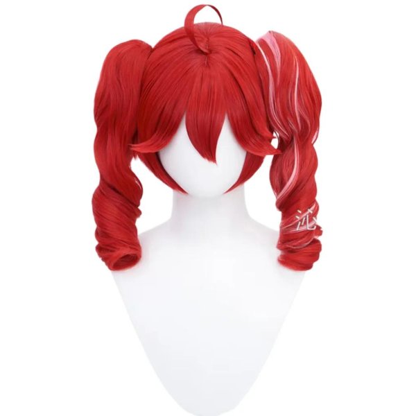 Disfraz De Cosplay De Kasane Teto Peluca De Hipnotista Kasane Teto Mesmerizador Kasane Teto Disfraces Para Role Playing De Anime Conjuntos M 37 Red-image
