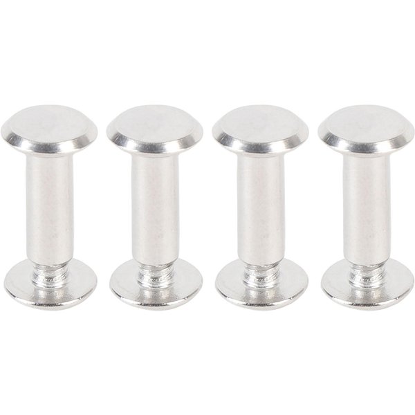 50 ZestawóW NitóW M4 5X14X9.5Mm Stal Nierdzewna Nity I ŚRuby Z PłAską OkrąGłą GłóWką Do SkóRy-image