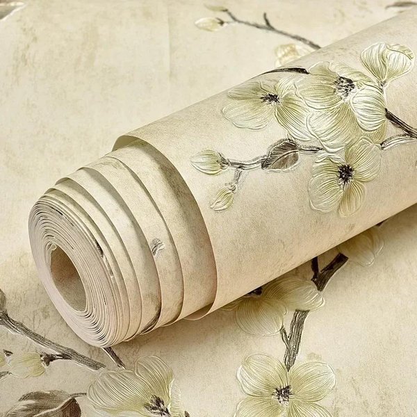 1 Rolka Nowoczesna Prosta Tapeta Sypialnia 3D Salon Pionowy Pasek WłóKnina Tkanina ŚCienna Europejska ŚCiana TłA TV Papier ŚCienny 0.53X5M-image