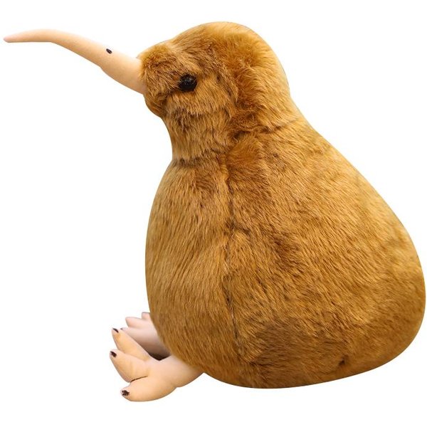 Kawaii Pluszowa Symulacja Ptaka Kiwi Pluszowa Zabawka Urocze Wypchane ZwierzęTa MięKka Lalka Zabawki Dla Dzieci Prezent Urodzinowy 20Cm PomarańCzowy-image
