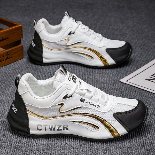 Zapatos De Hombre Para Verano Nuevos Zapatos Deportivos Casuales Ligeros Transpirables Y A Prueba De Olores Zapatos De Malla Suela Gruesa Zapatos De Papá VersáTiles 44 Gray-image