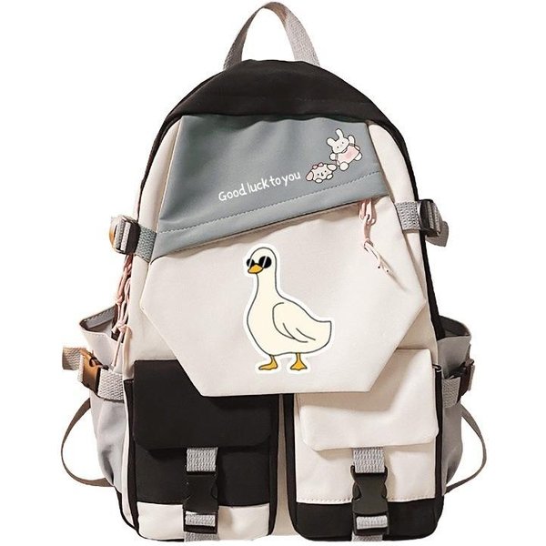 Gęś Anime Cosplay Plecak Uczniowie Torba Szkolna KreskóWka Torba Na KsiążKi Laptop Plecak PodróżNy Outdoor Prezenty Dla Dzieci-image