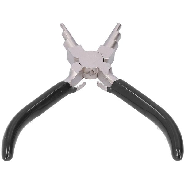 Szczypce Jubilerskie 6 W 1 Stal WęGlowa Ergonomiczne Praktyczne Kompaktowe NarzęDzia Do Owijania Drutu Dla Artysty Gray-image