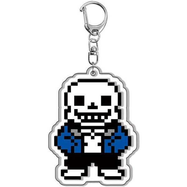 Anime Undertale Akrylowy Zabawny Breloczek BiżUteria Prezent Dla Przyjaciela Torebka Zawieszka Breloczek PamiąTka Kreatywny Breloczek Wisiorek Llavero Kingring 6 Cm Black-image