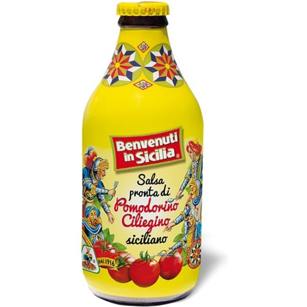 Passata De Tomate Cilegino Contorno 330G Siciliana Italiana-image