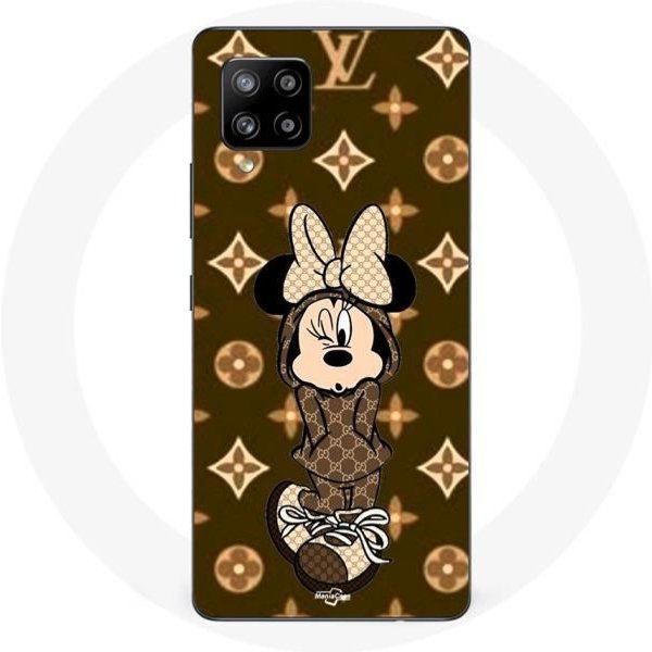 Coque Maniacase Pour Samsung Galaxy A42 5G Minnie Disney Lv Marron-image