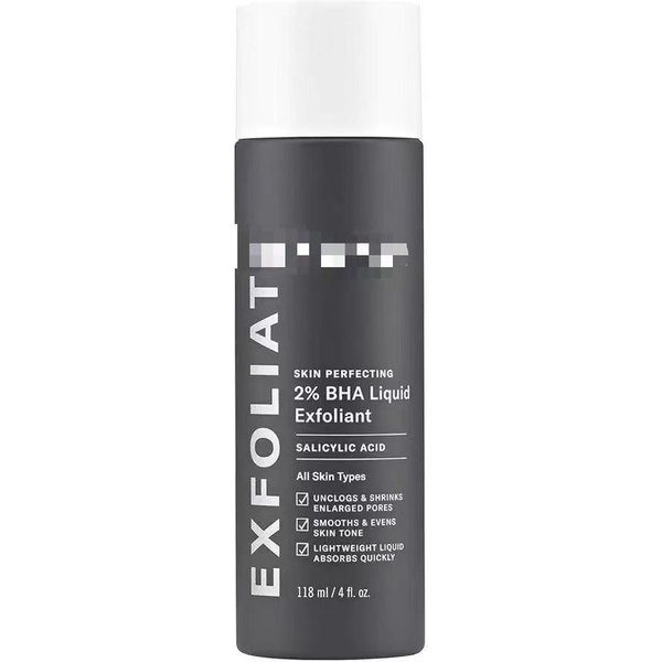 PłYnny Peeling Do Twarzy 2% Bha, Kwas Salicylowy ZłUszczająCy SkóRę Na Pory I ZaskóRniki 118Ml Salicylic Acid Essence Gray-image
