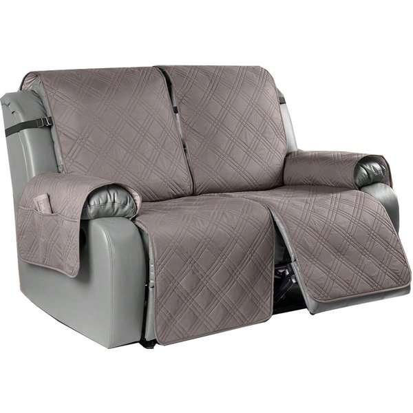 Funda Impermeable Para SillóN Reclinable, Fundas Antideslizantes Para Sofá De Dos Plazas Reclinable Con Correas EláSticas, Funda Lavable Para SillóN Reclinable-image