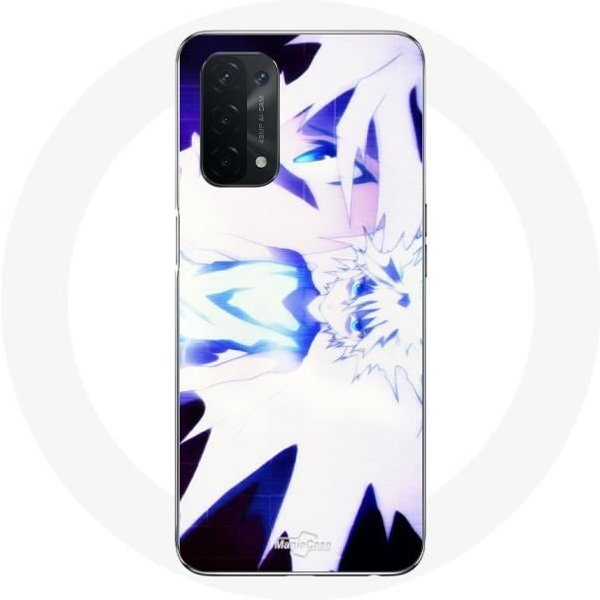 Funda Para Oppo A74 5G - Maniacase - Killua Zoldyck - Flexible - Manga - Blanco-image