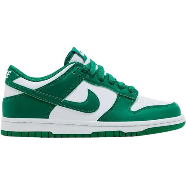 Nike Dunk Low GS Malachitowe Buty Sportowe DziecięCe Zielone BiałE FB9109-114 36.5 Gray-image