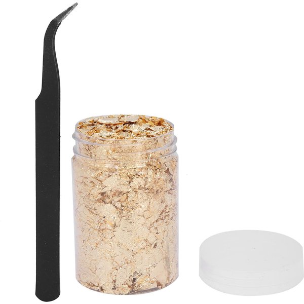 Arte De UñAs DIY Escamas Doradas LáMina Dorada Brillante DecoracióN Con Purpurina Herramienta De Manicura LatóN 10G-image