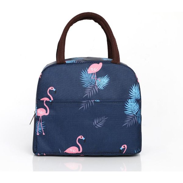 Bolsa De Almuerzo Con Asa Aislamiento Bolsa Refrigeradora Hombres Mujeres Fiambrera Picnic Viaje PortáTil Impermeable Oxford TéRmica Bolsa Para Alimentos-image
