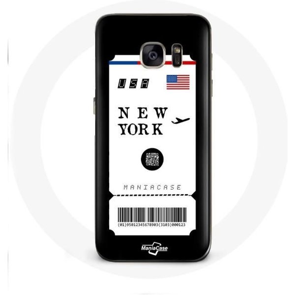 Coque Pour Samsung Galaxy S7 Edge Billet D'avion New York-image
