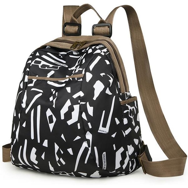 Plecak Rekreacyjny Dla Kobiet Modny Plecak PodróżNy Wszechstronny Lekki Plecak Szkolny Designerska Mochila One Size Gray-image