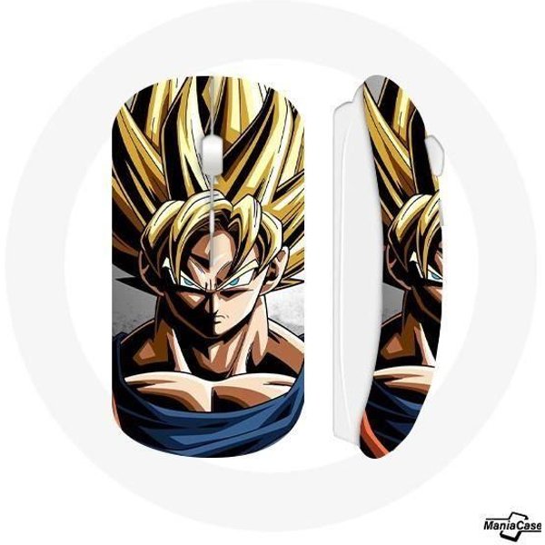 Mysz Bezprzewodowa - Dragon Ball Super - Sangoku - Usb Wifi - Kompatybilna Z Mac I Pc - BiałA-image