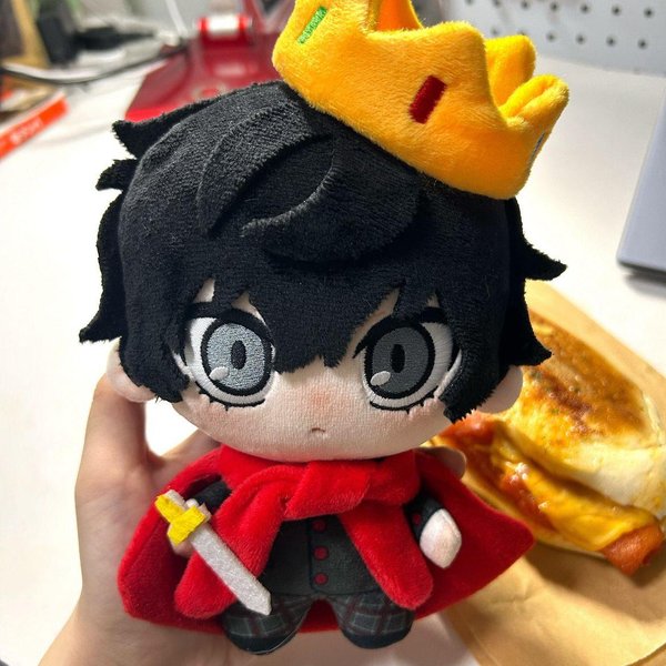 10Cm Pluszowa Lalka Amamiya Ren Joker MięKka BawełNiana Lalka Akcesoria Anime Pluszowa Zabawka Breloczek Do Plecaka Kolekcjonerska Dla FanóW Prezenty ŚWiąTeczne 10Cm-image