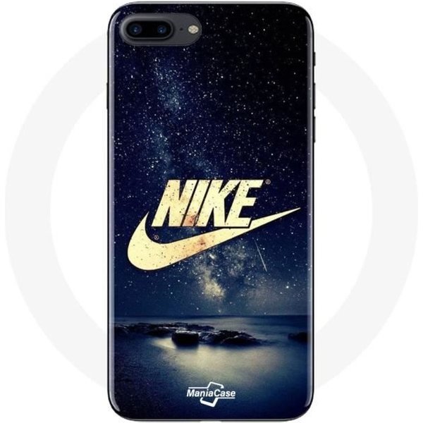 Coque - Nike - Iphone 8 Plus - Logo Doré - Nuit ÉToiléE - Souple-image