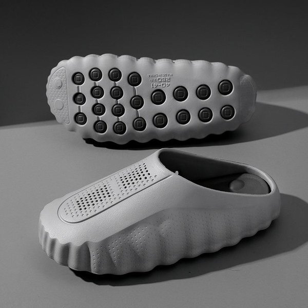 MęSkie Kapcie AntypośLizgowe Klapki Modne MasażOwe Damskie Klapki Letnie SandałY Buty Outdoor 36-37 Gray-image