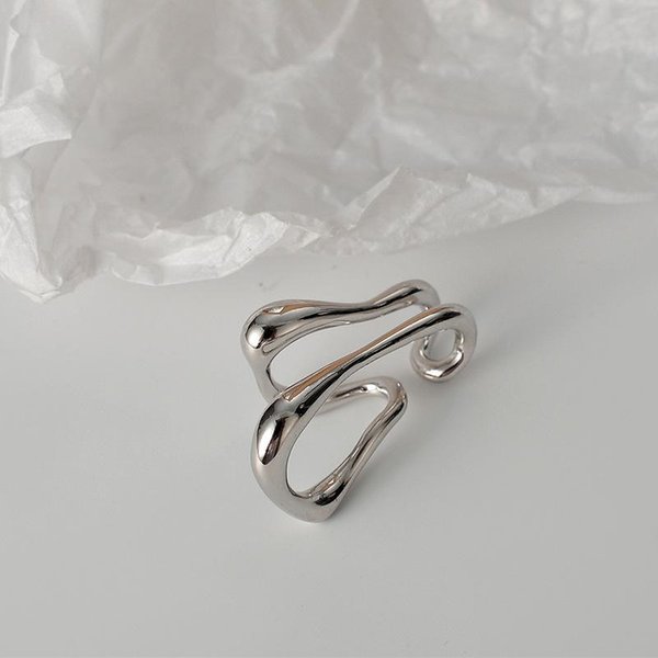 Pendiente De Clip GeoméTrico Dorado Vintage Retorcido Para Mujer Simple Sin PerforacióN CartíLago Ear Cuff JoyeríA Regalos Gray-image