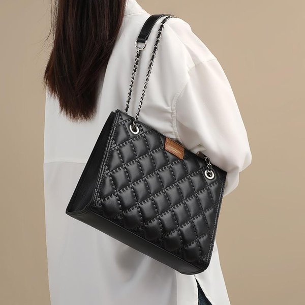 Nowa Damska Torebka Crossbody Z Wysokiej Klasy łAńCuszkiem Z Prawdziwej SkóRy W Stylu MałEgo Zapachu, Torba Typu Tote Na Ramię White-image