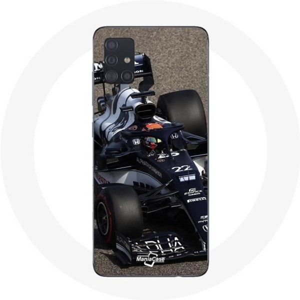 Funda Para Samsung Galaxy A71 FóRmula 1 Piloto De F1 Yuki Tsunoda Azul-image
